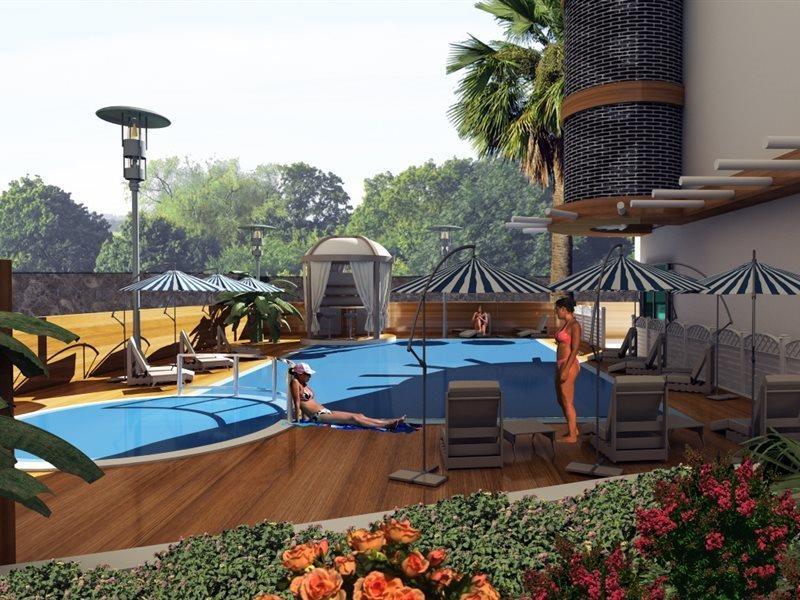 Kleopatra Blue Hawai Hotel アランヤ エクステリア 写真